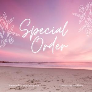 Special order- Tarnish Free Necklace